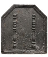 Antique French Cast Iron Fireback