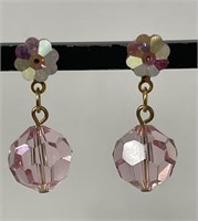 HAND MADE EARRINGS WITH SWAROVSKI CRYSTALS