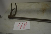 CAST IRON ANTIQUE WEED PULLER, 44"