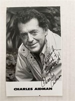 Charles Aidman signed photo