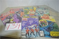 1986 STAR TREK COMICS NEW, X 6, BY DC COMICS