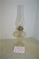 VINTAGE OIL LAMP, 20"