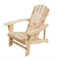 Classic Unfinished Wood Adirondack Chair