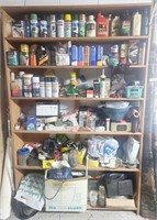 Mystery Garage Supplies w/ Shelf