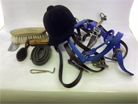 Horse Brushes, Halters & Hat