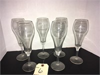 ETCHED WINE GLASSES