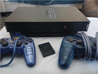 Playstation 2 Console w 2 Remotes,  Memory Card