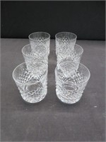 7 WATERFORD CRYSTAL DRINKING GLASSES