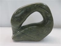 SOAPSTONE CARVING (LOON, APPROX X 8" HIGH)
