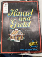 1025 ANTIQUE HANSEL & GRETEL COLORING BOOK