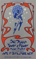 Bozz Scaggs Tower of Power 1971 Fillmore Post Card