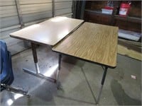 2 Particle Board Tables