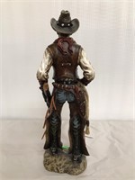 Lonestar cowboy statuette 17 inches tall