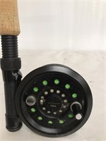 Pflueger 1094 fly reel with 8 ft rod