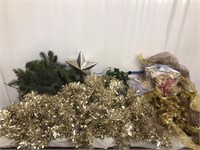 Christmas garland and decorations