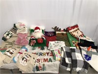 Christmas stockings and decor