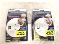 Two new combination alarms detects both smoke and