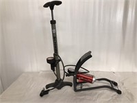 Two tire pumps for bicycles