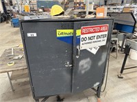 2 Steel 2 Door Cabinets, Locker, Bench & Trolley