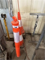 7 Safety Witches Hats & Bollard