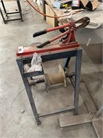 Manual Steel Cable Clamp on Steel A Frame Stand