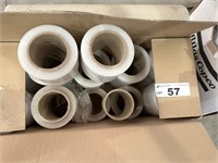 Qty Rolls Plastic Cling Wrap & Cans Spray Paint