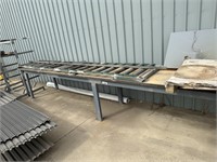Work Table Approx 5m x 1m, Double Sided Rack