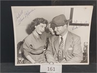 MGM Gloria De Haven & Red Skelton Signed Photo