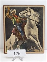 6" x 7.5" The Lone Ranger Promotional Card Mounted
