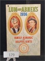 1935 Horlick's Lum & Abner's 1936 Family Almanac