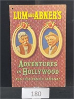 1937 Horlick's Lum & Abner's 1938 Family Almanac