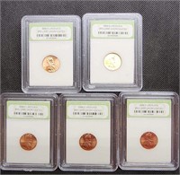 5- 2008 D Lincoln Cents