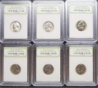 6- 1970 S Jefferson Nickels