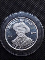 1911-2004 Ronald Reagan Silver Coin