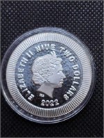 2022 Elizabeth II $2 Silver Coin