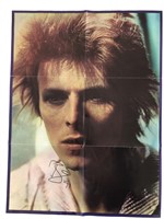 David Bowie signed poster