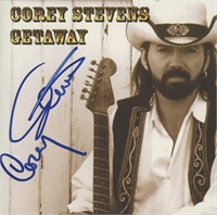 Corey Stevens signed "Getaway" CD cover