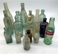 Grouping of Glass Bottles Hand Dug Coca-Cola+