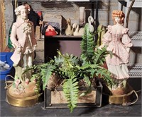 Household Decorative Box & Figural Lamps