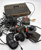 Vintage Atari Game Console & Joysticks, Controller