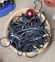 Basket of Assorted Electric, Signal and Video Game