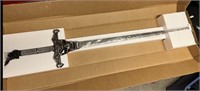SKULL SWORD - WITH RAVEN HANDLE - WITH MOUNT -