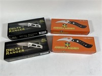 KNIFES (2) DELTA RANGER (2) CONDORS REVENGE