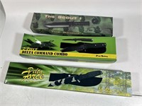 KNIFES - (1) DELTA FORCE, (1) DELTA COMMAND COMBO