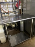 Stainless Steel Prepping Table 24" x 36"