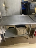 Food Prep Table - Stainless