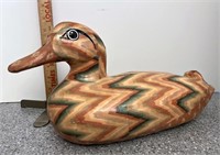 Signed duck decoy