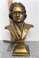 Beethoven metal bust