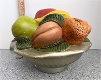 Plaster fruit bowl