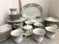Large set of international porcelain dinnerware